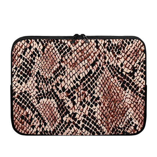 Watercolor Snakeskin Print Laptop Sleeve