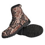 Watercolor Snakeskin Print Backpack