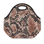 Watercolor Snakeskin Print Neoprene Lunch Bag