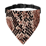 Watercolor Snakeskin Print Over The Collar Dog Bandana
