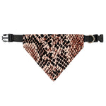 Watercolor Snakeskin Print Over The Collar Dog Bandana