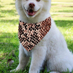 Watercolor Snakeskin Print Over The Collar Dog Bandana