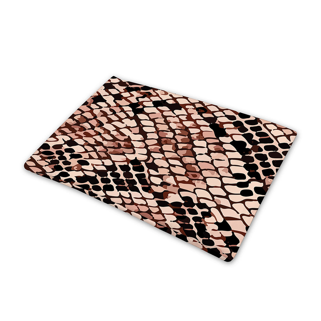 Watercolor Snakeskin Print Pet Cooling Mat Cover