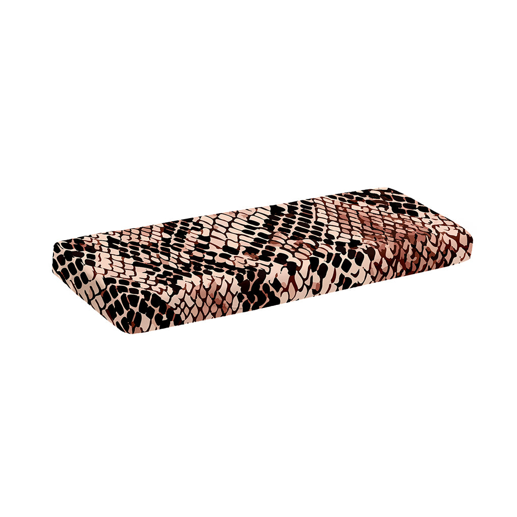Watercolor Snakeskin Print Piano Keyboard Cover