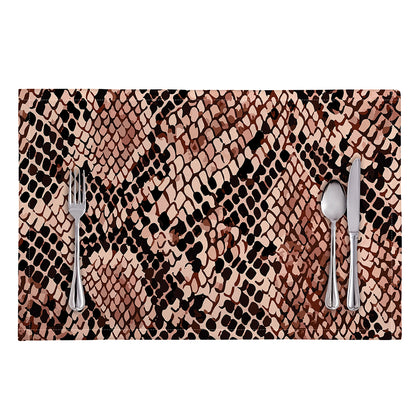 Watercolor Snakeskin Print Placemat