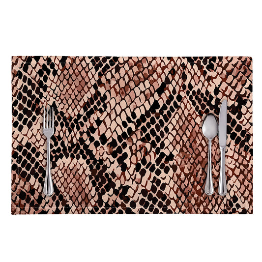 Watercolor Snakeskin Print Placemat