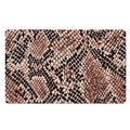 Watercolor Snakeskin Print Polyester Doormat