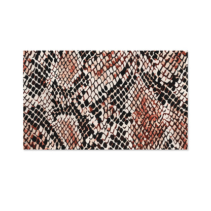 Watercolor Snakeskin Print Polyester Flag