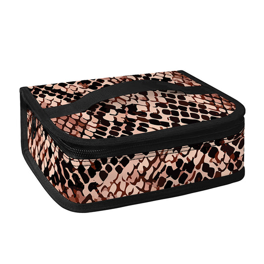 Watercolor Snakeskin Print Small Lunch Bag