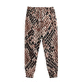 Watercolor Snakeskin Print Sweatpants