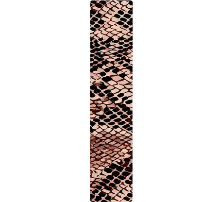 Watercolor Snakeskin Print Table Runner