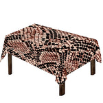 Watercolor Snakeskin Print Tablecloth