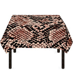 Watercolor Snakeskin Print Tablecloth