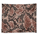 Watercolor Snakeskin Print Tapestry