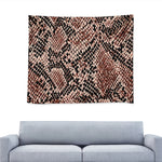 Watercolor Snakeskin Print Tapestry