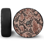 Watercolor Snakeskin Print Tire Cover With Camera Hole
