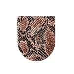 Watercolor Snakeskin Print Toilet Lid Cover