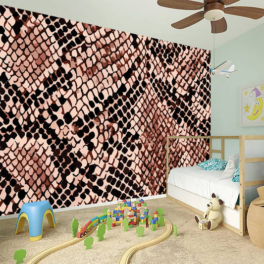 Watercolor Snakeskin Print Wall Sticker