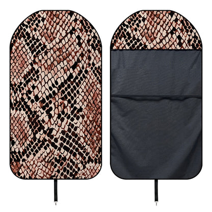 Watercolor Snakeskin Print Waterproof Car Seat Cover