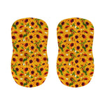Watercolor Sunflower Pattern Print Bar Stool Covers