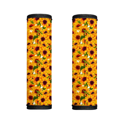 Watercolor Sunflower Pattern Print Handle Covers