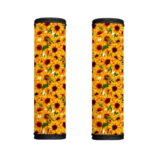 Watercolor Sunflower Pattern Print Handle Covers