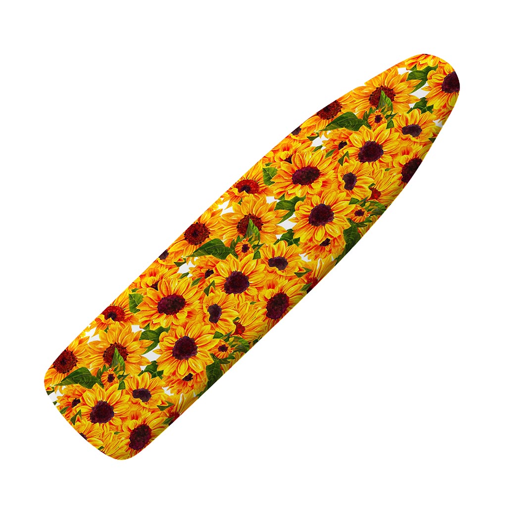 Watercolor Sunflower Pattern Print Ironing Board Cover