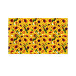 Watercolor Sunflower Pattern Print Polyester Flag