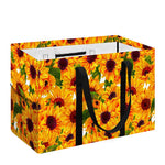 Watercolor Sunflower Pattern Print Utility Tote Bag