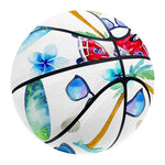 Watercolor Surfing Pattern Print Basketball