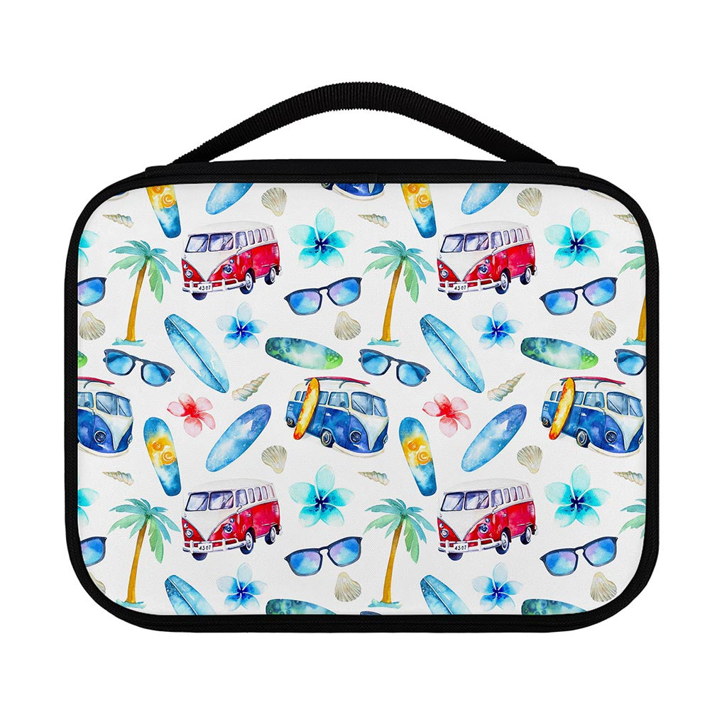 Watercolor Surfing Pattern Print Classic Bible Case