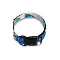 Watercolor Surfing Pattern Print Dog Collar
