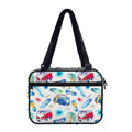 Watercolor Surfing Pattern Print Double Strap Bible Bag