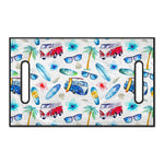 Watercolor Surfing Pattern Print Golf Cart Seat Cover