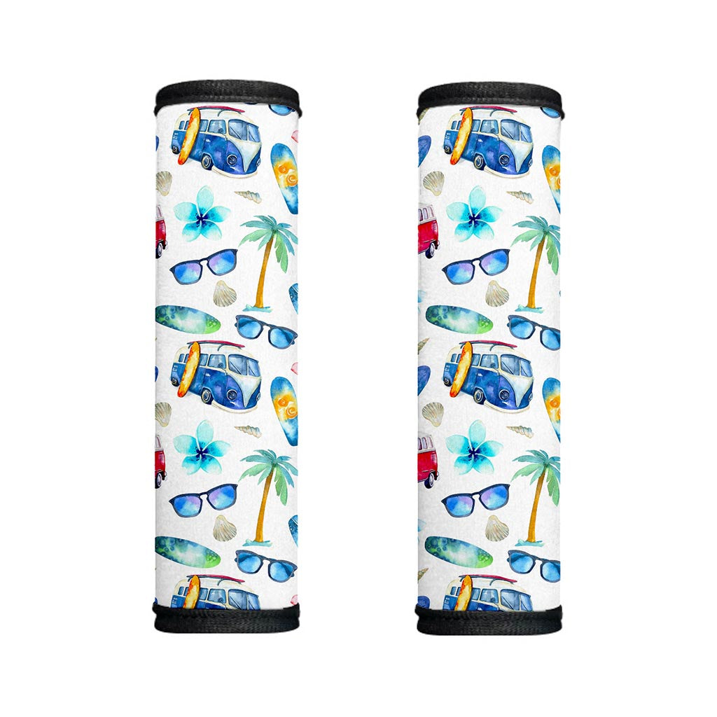 Watercolor Surfing Pattern Print Handle Covers
