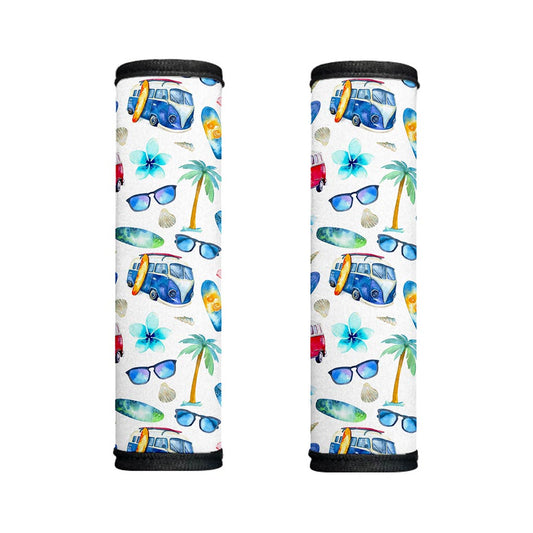 Watercolor Surfing Pattern Print Handle Covers