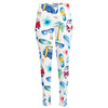 Watercolor Surfing Pattern Print High-Waisted Pocket Leggings