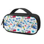 Watercolor Surfing Pattern Print Insulin Cooler Travel Case