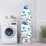 Watercolor Surfing Pattern Print Ironing Board Cover