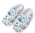 Watercolor Surfing Pattern Print Mesh Casual Shoes