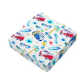 Watercolor Surfing Pattern Print Outdoor Seat Cushion Cover