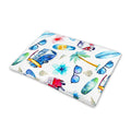 Watercolor Surfing Pattern Print Pet Cooling Mat Cover