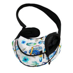 Watercolor Surfing Pattern Print Pet Sling Carrier