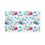 Watercolor Surfing Pattern Print Polyester Flag