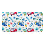 Watercolor Surfing Pattern Print Towel