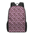 Watercolor Sweet Pea Pattern Print 17 Inch Backpack