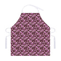 Watercolor Sweet Pea Pattern Print Adjustable Apron
