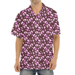 Watercolor Sweet Pea Pattern Print Aloha Shirt