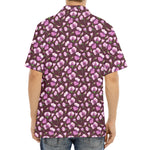 Watercolor Sweet Pea Pattern Print Aloha Shirt