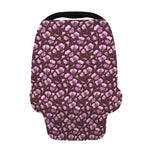 Watercolor Sweet Pea Pattern Print Baby Seat Cover